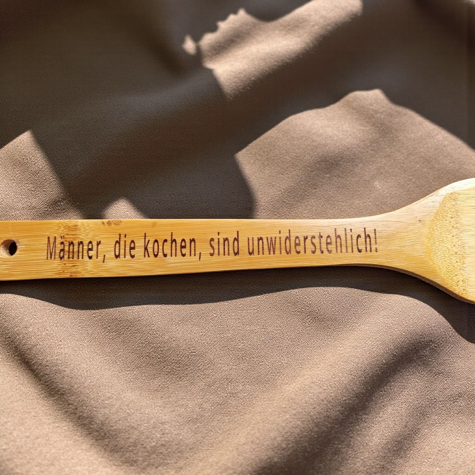 Kochlöffel mit Lasergravur