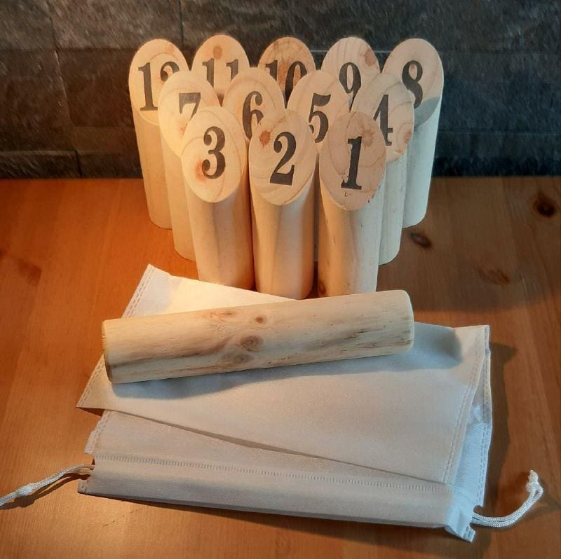 Number Kubb Spiel