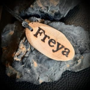 Schlüsselanhänger Freya mit Gravur