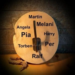 Holz Garderobenhaken personalisiert