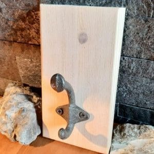 Holz Garderobenhaken Wunschgravur