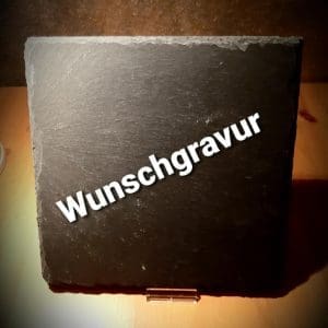 Schieferplatte mit Wunschgravur