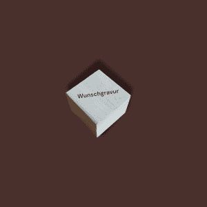 Holzbox mit Wunschgravur aus Kiefernholz 6x6cm