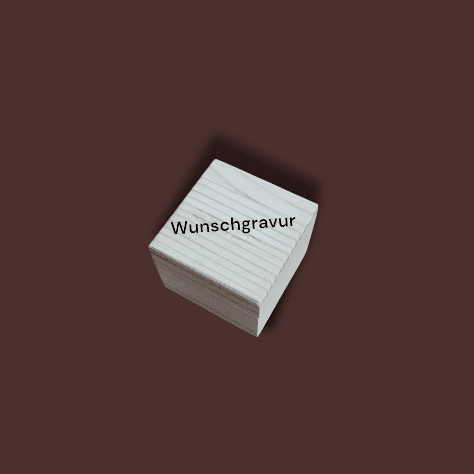 Holzbox mit Wunschgravur 7,5x7,5
