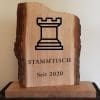 Stammtischaufsteller aus Holz