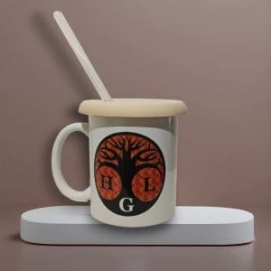 Glasdeckel aus Holz