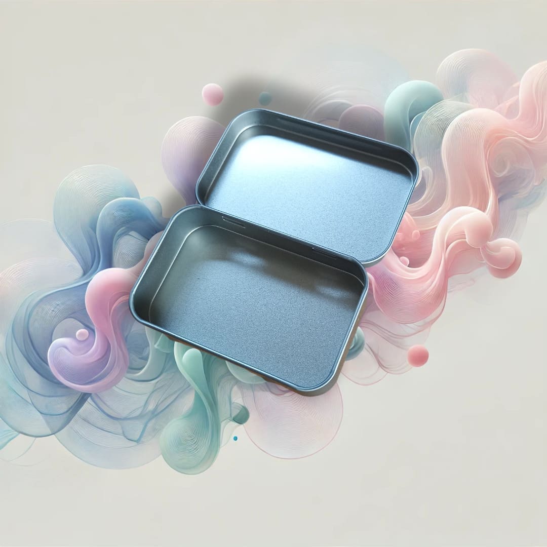 Alu-Aufbewahrungsdose silber